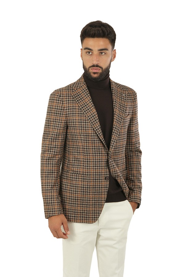 Tagliatore checked jacket