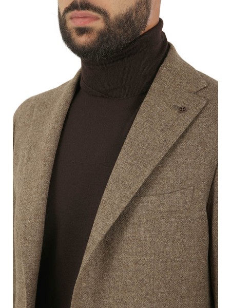 Double-breasted TAGLIATORE Hazelnut Jacket