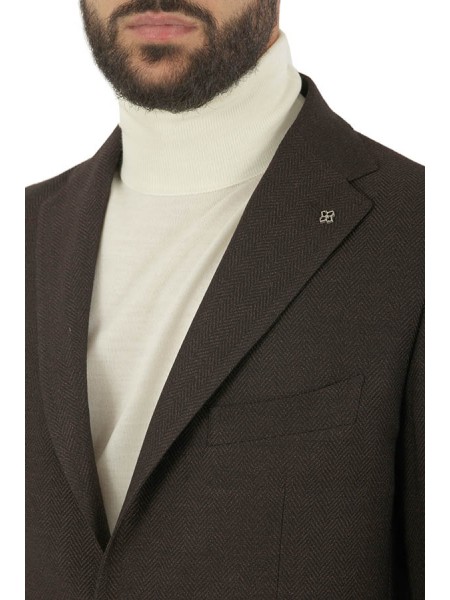 Brown TAGLIATORE Scornata Jacket