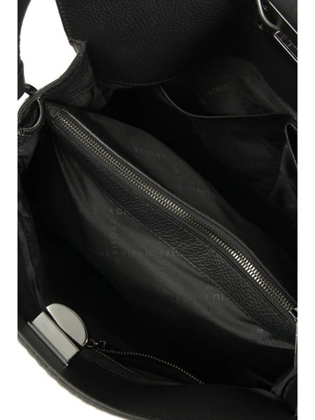 Plinio Visona Bag Art.23523 PONY/CAL BLACK