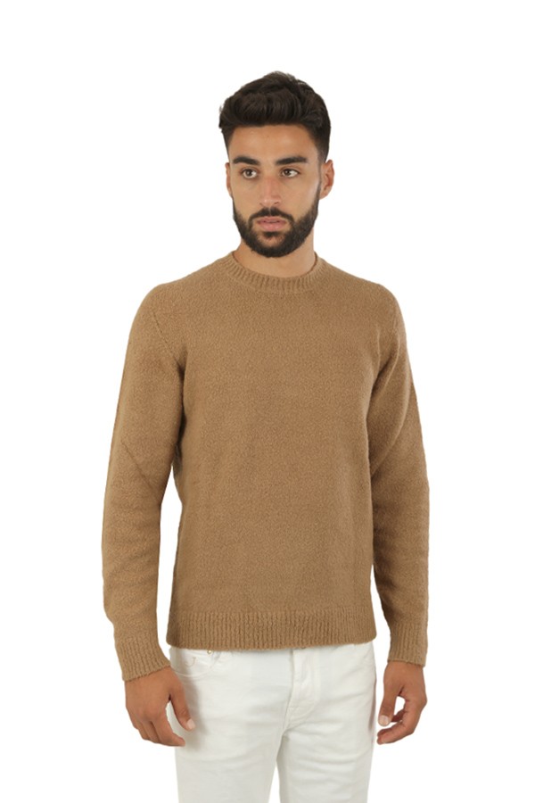 Crewneck ROBERTO COLLINA Hazelnut