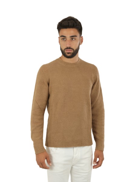 Crewneck ROBERTO COLLINA Hazelnut