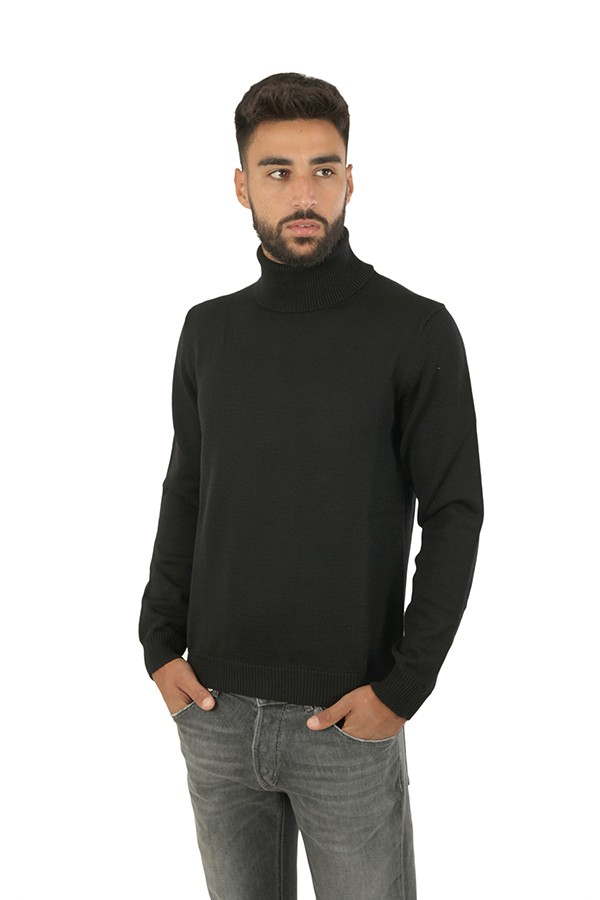 Turtleneck ROBERTO COLLINA Black