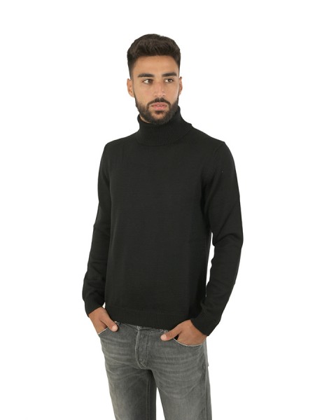 Turtleneck ROBERTO COLLINA Black