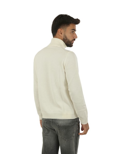 Ecru ROBERTO COLLINA turtleneck