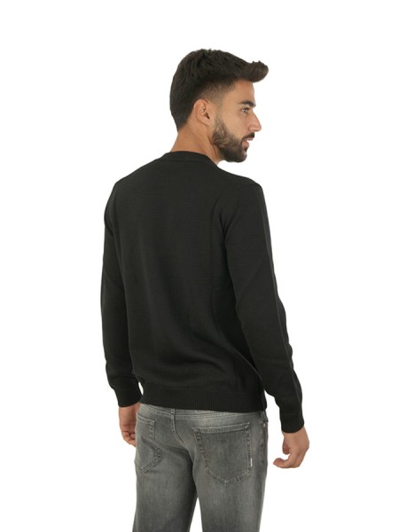 Crew Neck ROBERTO COLLINA Black