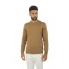 Crew neck ROBERTO COLLINA Camel