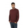 Burgundy Paul & Shark crew neck