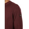 Burgundy Paul & Shark crew neck