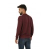 Burgundy Paul & Shark crew neck