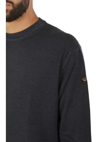 Blue Paul & Shark Crew Neck