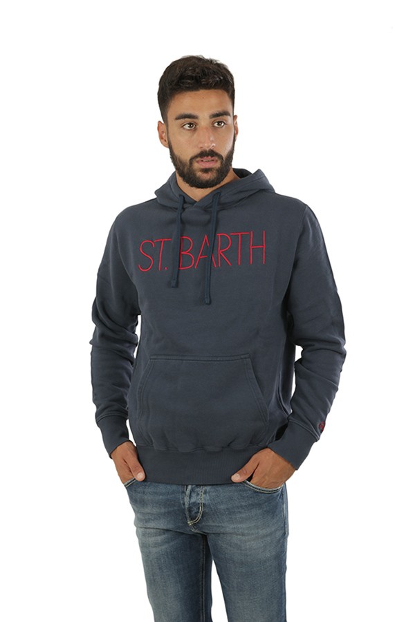 Saint Barth Blue MC2 Sweatshirt