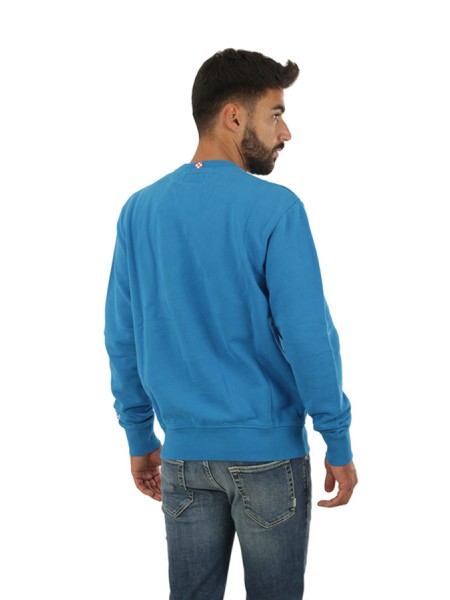 Crewneck Sweatshirt MC2 Saint Barth Snoopy Padel Light Blue