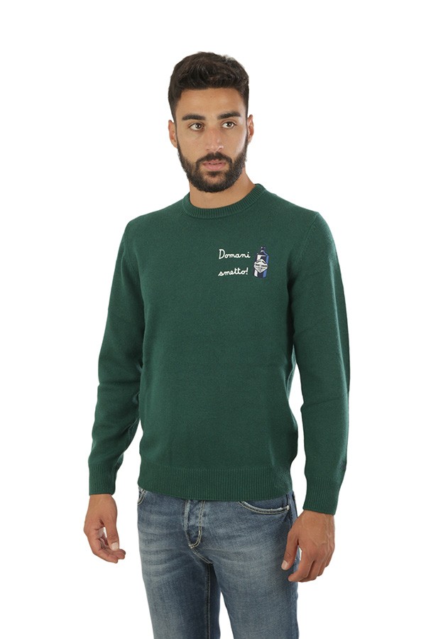 Crewneck MC2 Saint Barth Green