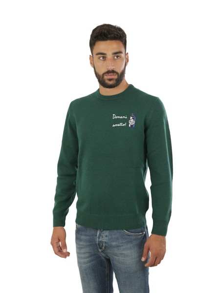 Crewneck MC2 Saint Barth Green