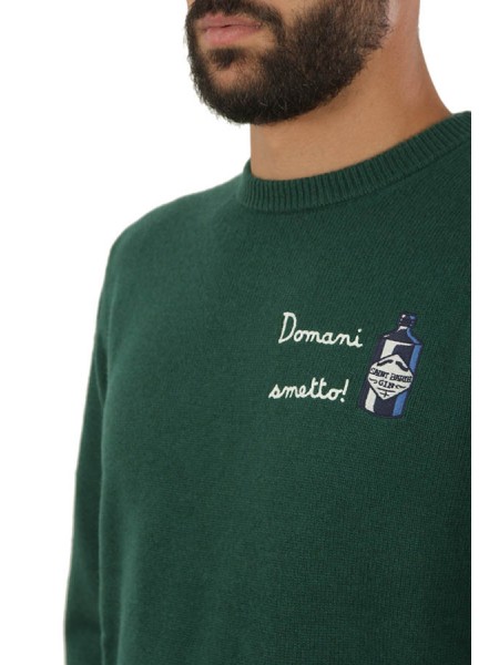 Crewneck MC2 Saint Barth Green