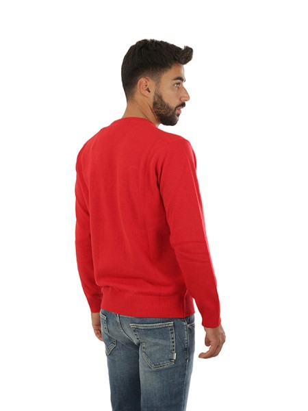 Crewneck MC2 Saint Barth Cortina Red