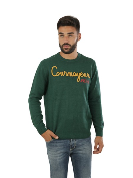 Crewneck MC2 Saint Barth Green