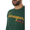 Crewneck MC2 Saint Barth Green