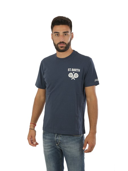 Saint Barth Blue MC2 T-shirt