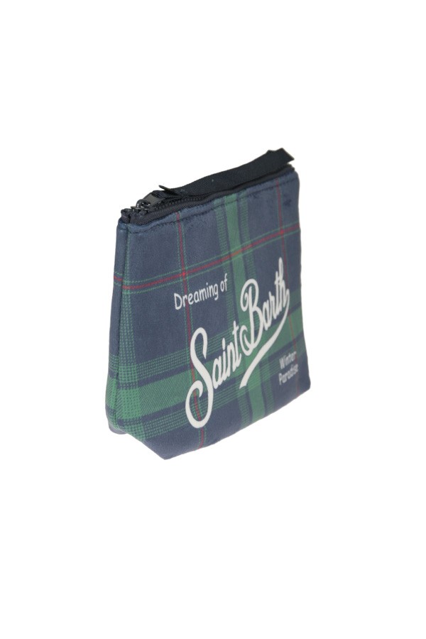 Saint Barth Aline Tartan MC2 Clutch Bag