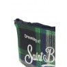 Saint Barth Aline Tartan MC2 Clutch Bag