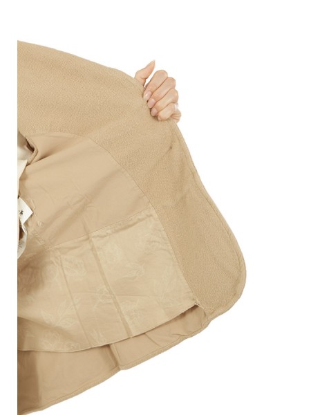 Brenda Beige Trebarrabi Sweatshirt Jacket