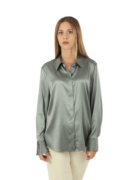 Peserico silk satin shirt