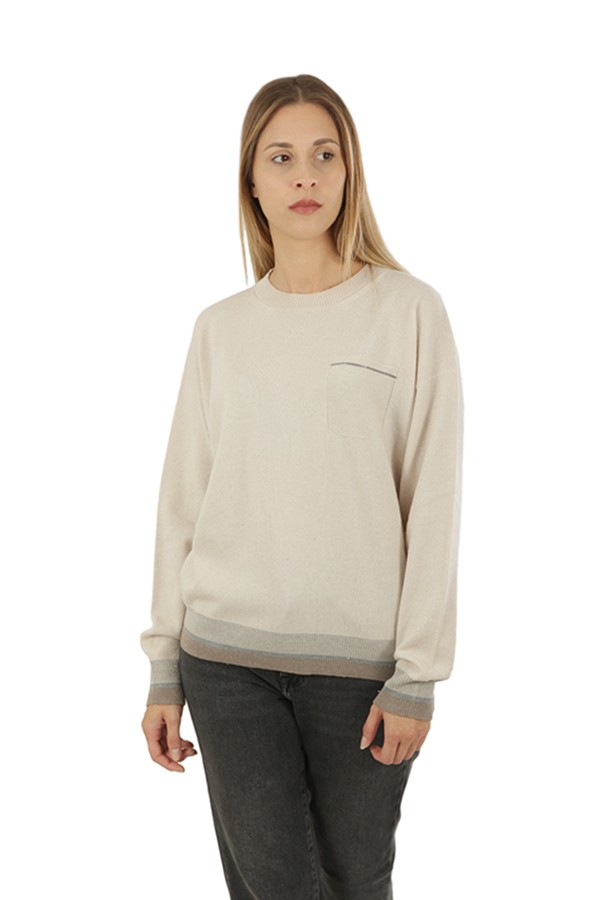 Marble Powder Crewneck PESERICO Sweater