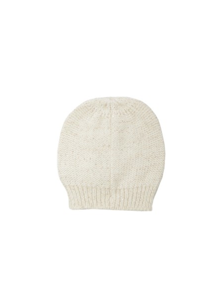 White PESERICO Braided Beanie