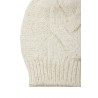 White PESERICO Braided Beanie