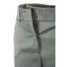 Fluid PESERICO trousers in zinc green satin