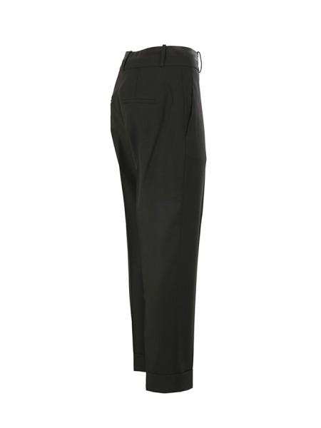 Slim PESERICO trousers in pure wool twill