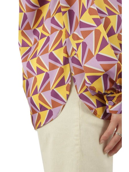 Geometric Print HANITA Shirt