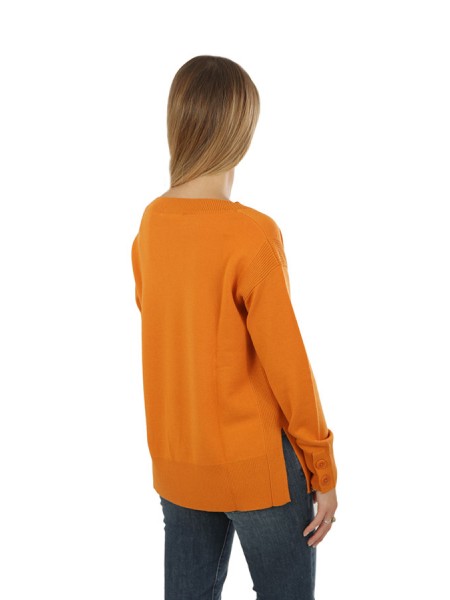 Elena Mirò Sweater Romantic Autumn Orange Theme