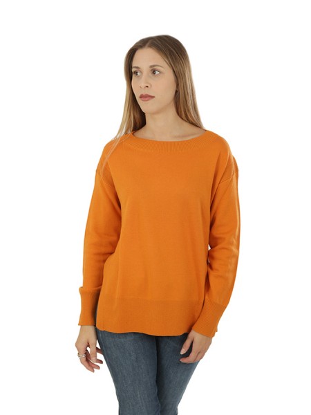 Elena Mirò Sweater Romantic Autumn Orange Theme