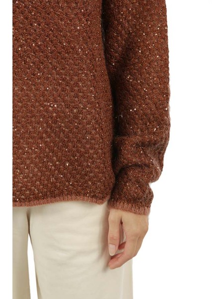 Elena Mirò Hollywood-themed mohair sweater with sequins