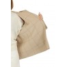 Elena Mirò Coat Tema Chromatics Check Beige