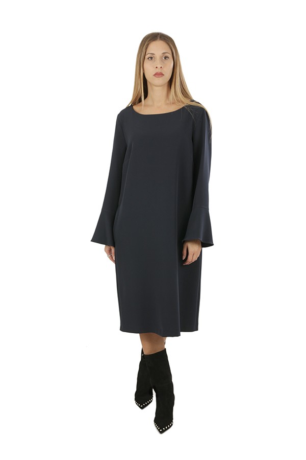 Elena Mirò dress in Navy blue Cady