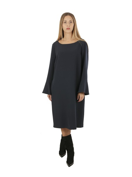 Elena Mirò dress in Navy blue Cady