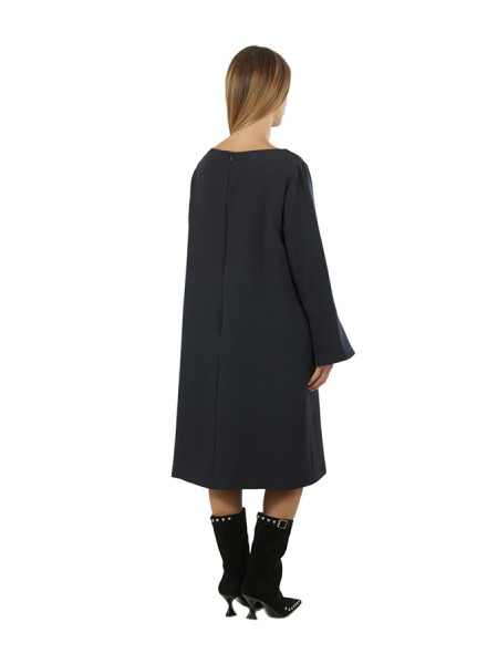 Elena Mirò dress in Navy blue Cady