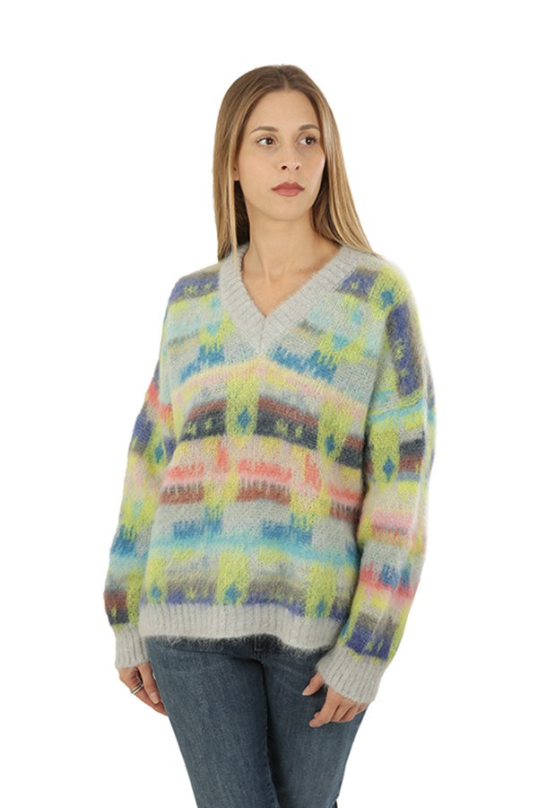 Multicolor Jacquard Toe DANIELE FIESOLI Sweater