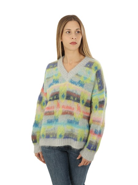 Multicolor Jacquard Toe DANIELE FIESOLI Sweater