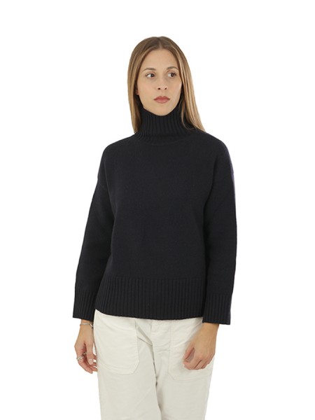 Blue BE YOU turtleneck sweater