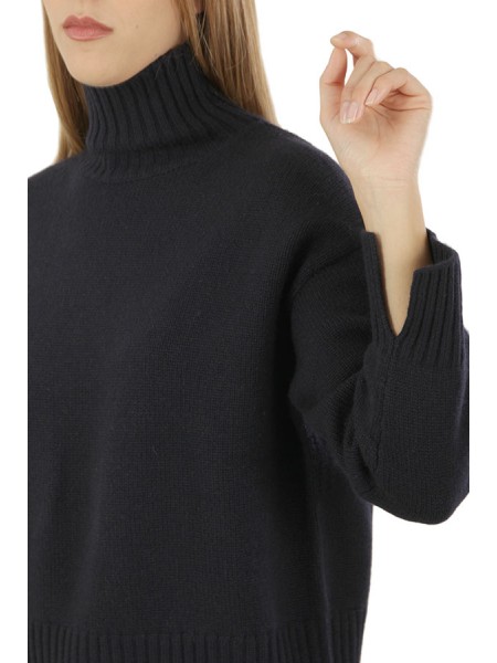 Blue BE YOU turtleneck sweater