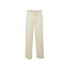 Cream BE YOU cashmere trousers