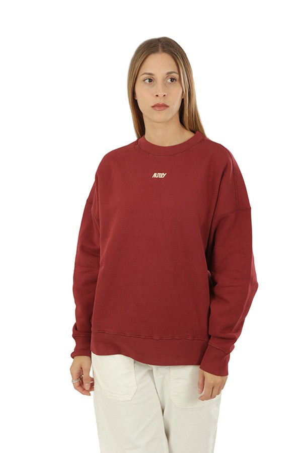 Sweatshirt AUTRY Logo Bordeaux