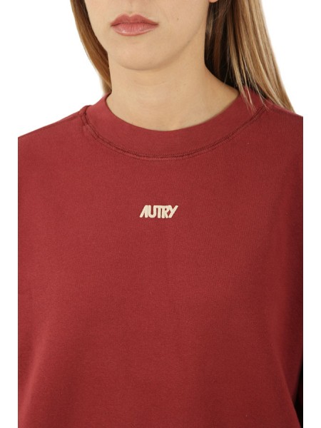 Sweatshirt AUTRY Logo Bordeaux