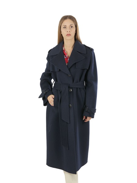 Audrey Blue ANFINY Trench Coat