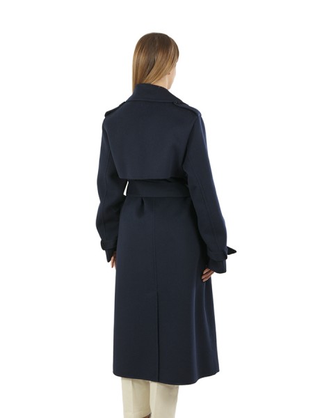 Audrey Blue ANFINY Trench Coat